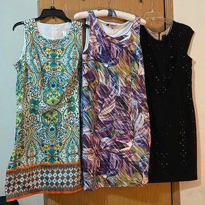 3 Summer Dresses sizr 14ish